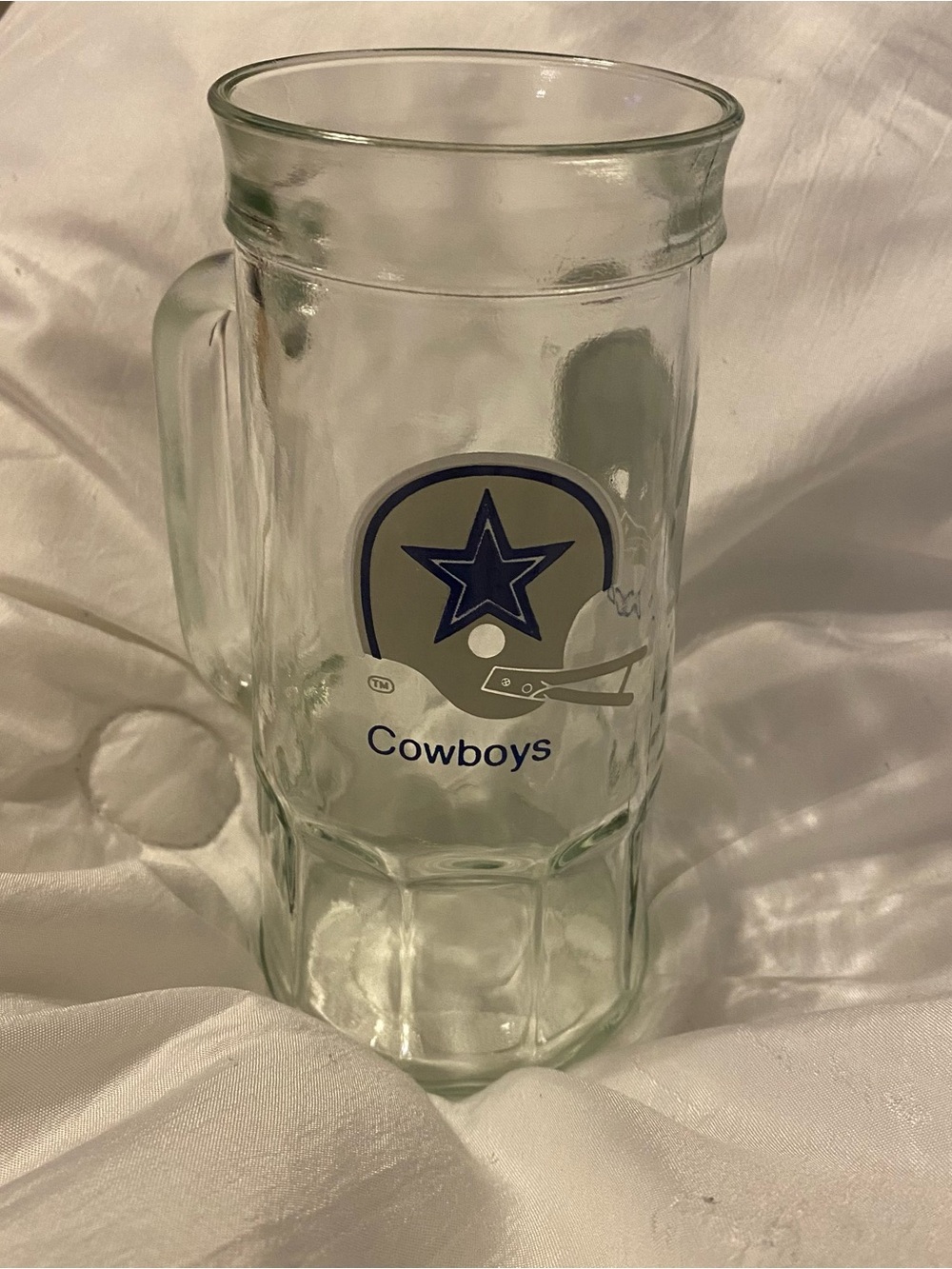 NFL Dallas Cowboys Fisher Peanuts Clear Collectible NFL Beer Mug Glass